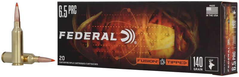 Fusion Tipped Rifle, 6.5 PRC, 140 Grain, Fusion Tipped, 2975 fps